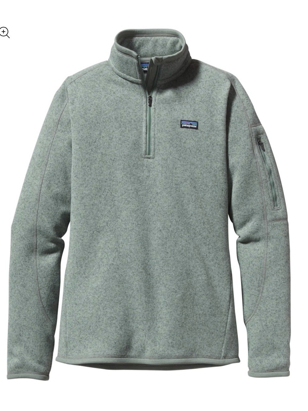 Patagonia women’s Sage Green Half-Zip Sweater Fleece